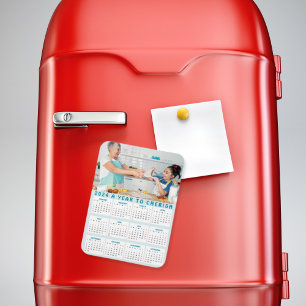Benutzerdefinierter Oma-Enkelkinder-Foto-Kalender Magnet