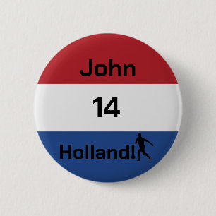 Benutzerdefinierter Oranje-Fan-Geist Button