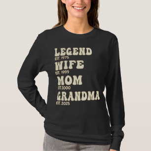 Benutzerdefinierter Osten. Years Legend Ehefrau Ma T-Shirt