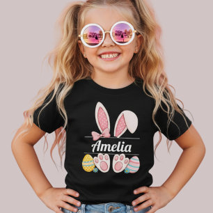 Benutzerdefinierter Osterhasen-Name T-Shirt