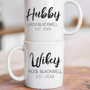 Benutzerdefinierter Paarbecher als Hochzeitsgunst  Kaffeetasse