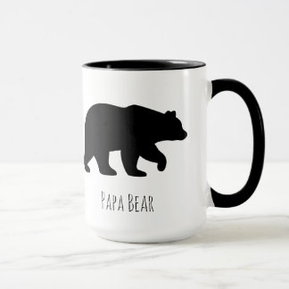 Benutzerdefinierter Papa Bär Kaffee Tasse