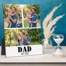 Benutzerdefinierter Papa Jahr Gegründet 3-Bild Fot