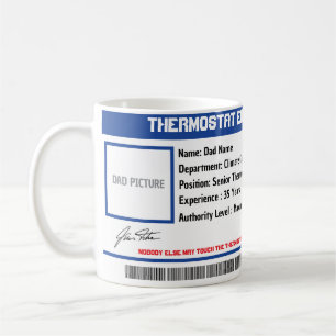 Benutzerdefinierter Papa-Thermostat-Aufsicht-Beche Kaffeetasse