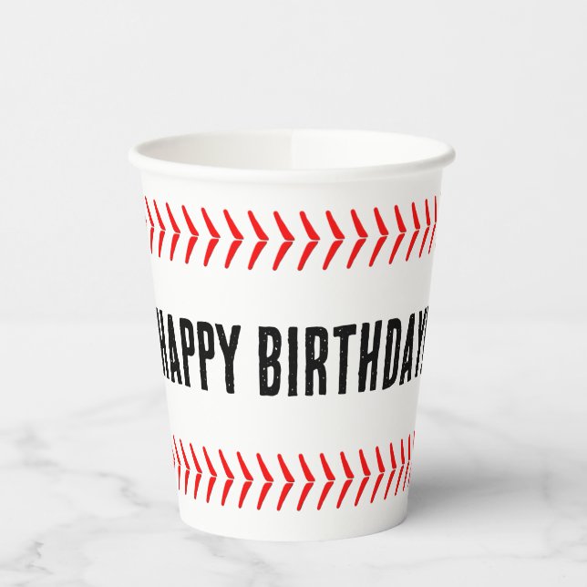 Benutzerdefinierter Party Personalisierter Basiste Pappbecher (Links)