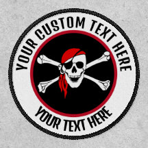 Benutzerdefinierter Patch für Piraten-Piratenflagg