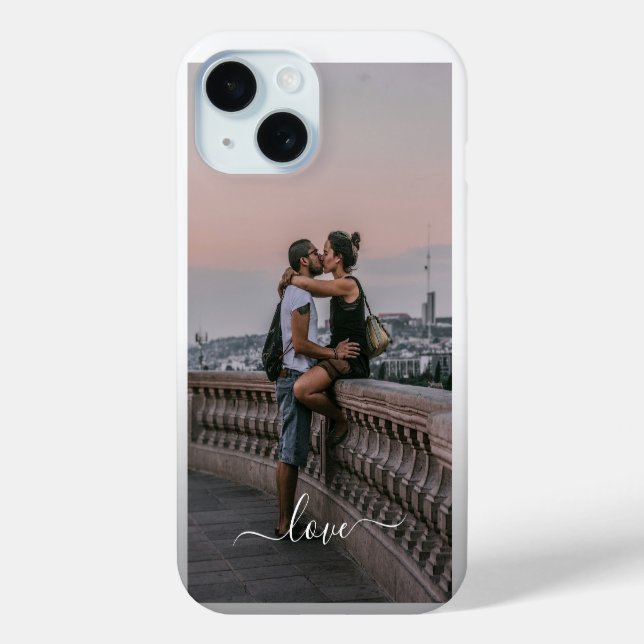 Benutzerdefinierter Personalisierter Bildtext Einf Case-Mate iPhone Hülle (Rückseite)