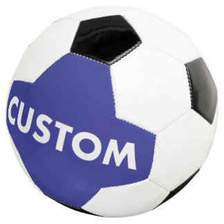Benutzerdefinierter personalisierter BLauer Fußbal Fußball
