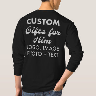 Benutzerdefinierter personalisierter Buchdruck - H T-Shirt