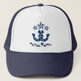 Benutzerdefinierter Personalisierter Horseshoe Sna Truckerkappe