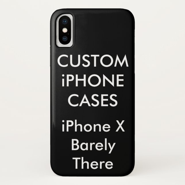 Benutzerdefinierter Personalisierter iPhone X selt Case-Mate iPhone Hülle (Rückseite)