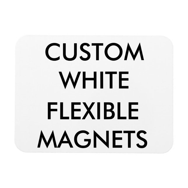 Benutzerdefinierter Personalisierter kleiner flexi Magnet (Horizontal)