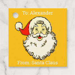 Benutzerdefinierter Personalisierter Name Orange S Geschenkanhänger