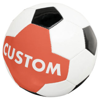 Benutzerdefinierter personalisierter roter Fußball