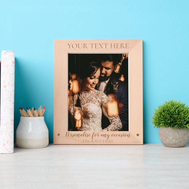 benutzerdefinierter Personalisierter Text für jede Geätzte Rahmen (Von Creator hochgeladen)