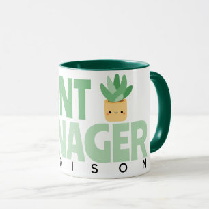 Benutzerdefinierter Pflanze-Manager Name Cactus Pf Tasse