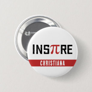 Benutzerdefinierter Pi-Tag Inspiriert Happy Pi d Button