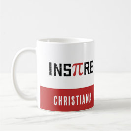 Benutzerdefinierter Pi-Tag Inspiriert | Happy Pi d Kaffeetasse