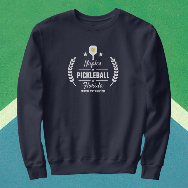 Benutzerdefinierter Pickleball Club Stadtname hinz Sweatshirt (Von Creator hochgeladen)