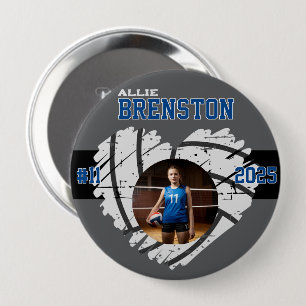 Benutzerdefinierter Picture Volleyball Player pers Button