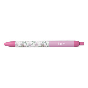 Benutzerdefinierter Pink Lillies Stift