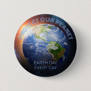 Benutzerdefinierter Planet Erde Button