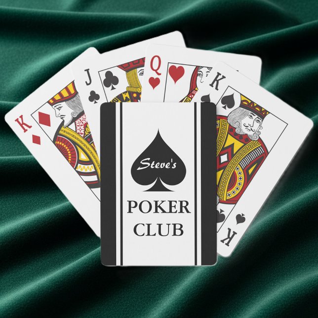 Benutzerdefinierter Poker, der Karten mit As von P Spielkarten (poker playing cards)