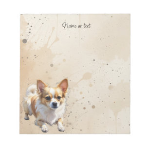Benutzerdefinierter Pomeranian Chihuahua Hund Haus Notizblock