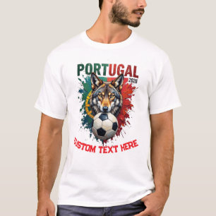 Benutzerdefinierter Portugal National Fußballmanns T-Shirt