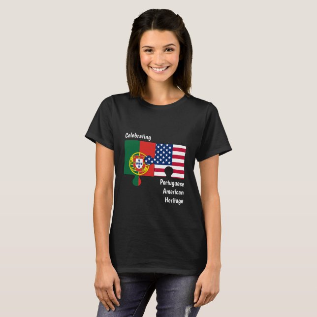 Benutzerdefinierter portugiesischer T - Shirt (Vorne ganz)