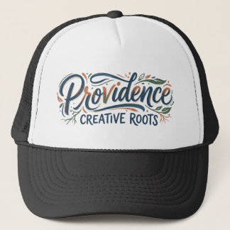 Benutzerdefinierter Providence Leder Patch Trucker Truckerkappe
