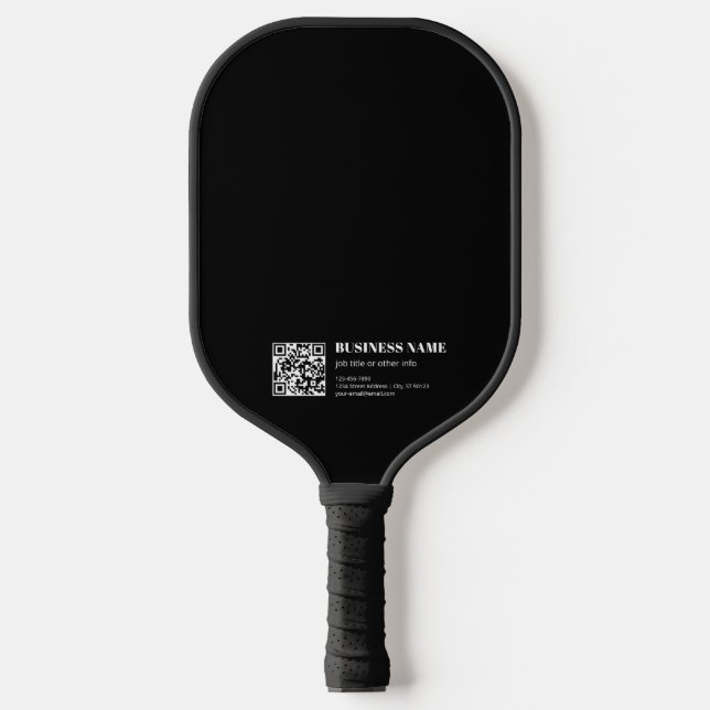 Benutzerdefinierter QR-Code & Bearbeitbarer Retro- Pickleball Schläger (Vorderseite)
