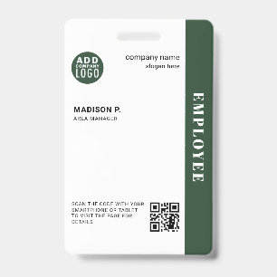 Benutzerdefinierter QR-Code für die Unternehmensmi Ausweis