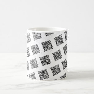 Benutzerdefinierter QR Code Ihr lustiges Mug Gesch Kaffeetasse