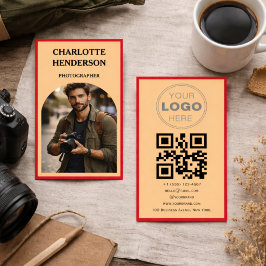 Benutzerdefinierter QR-Code-Logo für Unternehmensb Visitenkarte