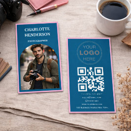 Benutzerdefinierter QR-Code-Logo für Unternehmensb Visitenkarte