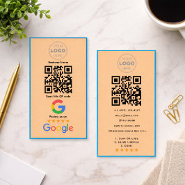 Benutzerdefinierter QR-Code-Logo für Unternehmensb Visitenkarte