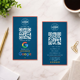 Benutzerdefinierter QR-Code-Logo für Unternehmensb Visitenkarte