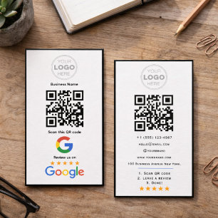 Benutzerdefinierter QR-Code-Logo für Unternehmensb Visitenkarte