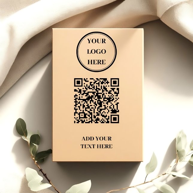 Benutzerdefinierter QR-Code & Logo Selbstfärbestem Permastempel (Von Creator hochgeladen)