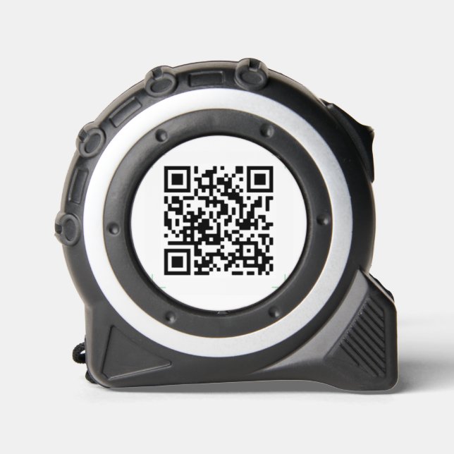 Benutzerdefinierter QR-Code Maßband (Vorderseite)