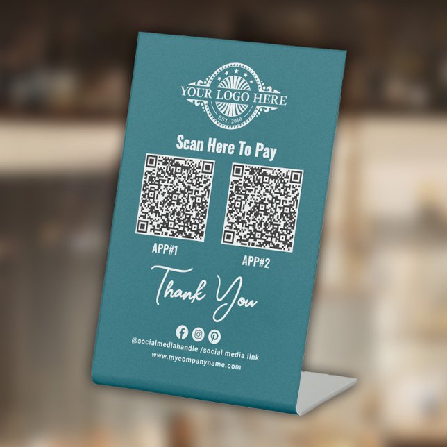 Benutzerdefinierter QR-Code, Paypal, Venmo, Custom Sockelschild (Von Creator hochgeladen)