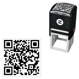 Benutzerdefinierter QR-Code personalisiert scannba Permastempel