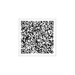Benutzerdefinierter QR-Code Personalisierte Briefm Gummistempel