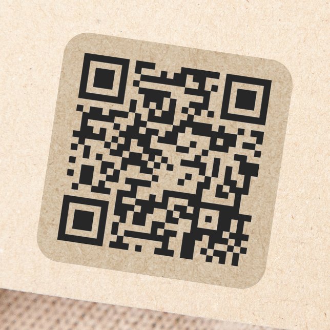 Benutzerdefinierter QR-Code Quadratischer Aufkleber (Von Creator hochgeladen)