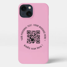 Benutzerdefinierter QR-Code-Scan-Info-iPhone-Hülle