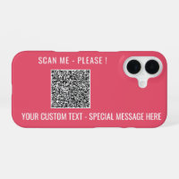 Benutzerdefinierter QR-Code Scan und Text iPhone-F