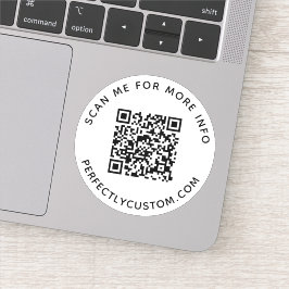 Benutzerdefinierter QR-Code Überprüfen Sie mich fü Aufkleber