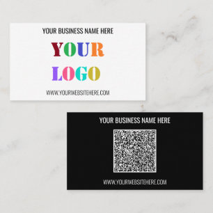 Benutzerdefinierter QR-Code und Logo für Ihre Visi Visitenkarte