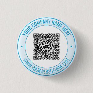 Benutzerdefinierter QR-Code und Text Promotionsbut Button